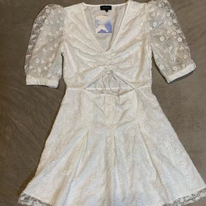 New Majordelle (revolve) cotton white dress | size Medium